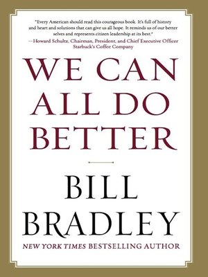 cover image of We Can All Do Better